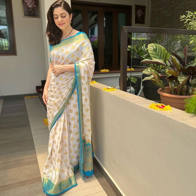 Kirti By Aab Soft Lichi Silk Daily Wear Saree Exporters In India